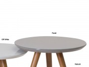 Conjunto Mesa Ninho de Canto Lateral Ammo Mobili Bia Mia Lia